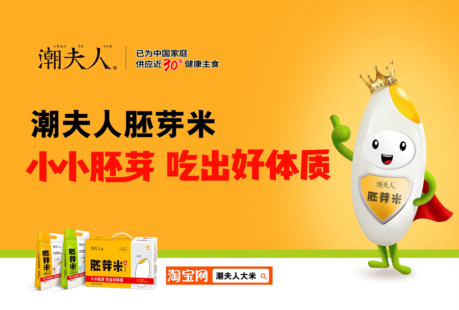 食品營銷策劃案例,大米品牌營銷策劃,潮夫人胚芽米